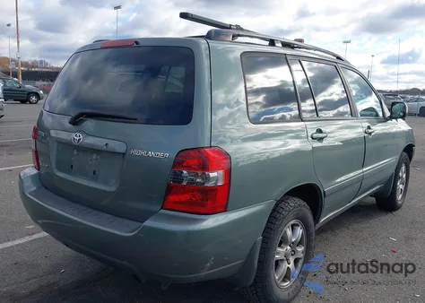 2006 Toyota Highlander V6 from USA, damaged, VIN JTEEP21A860137230